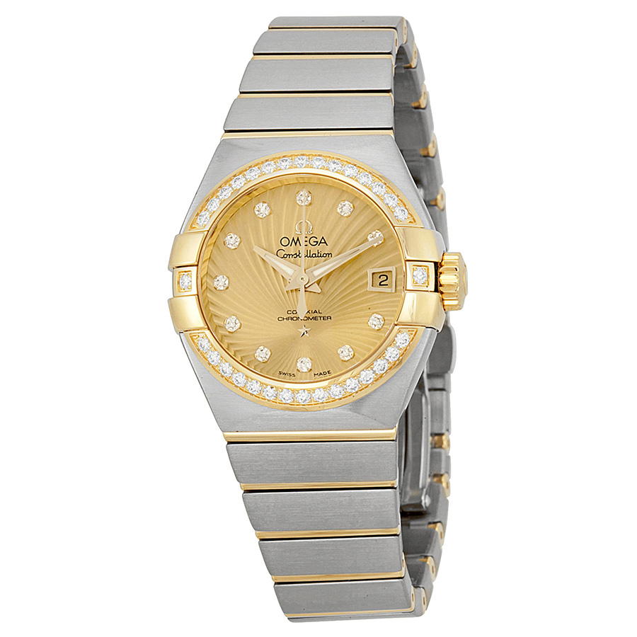 Omega Constellation Elite Chronograph Automatic Black Steel Watch