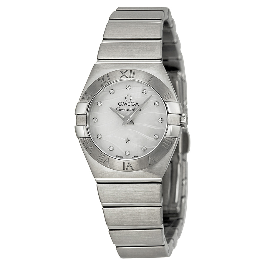 Omega Constellation Swiss Automatic Steel 36mm Chronograph Jet Black Watch