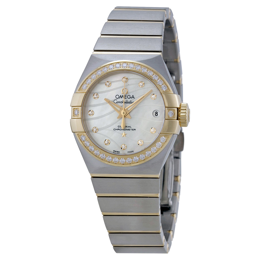Omega Constellation Pearl-Embossed Face 36mm Stainless Steel Automatic Watch