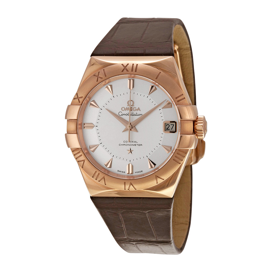 Omega Constellation 12353382102001 18kt Rose Gold Clone - Elegant Rose Gold Automatic Watch