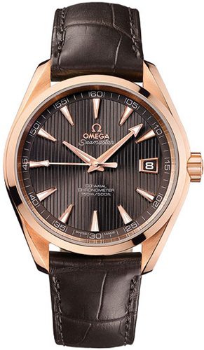 Omega Constellation 42mm Brown Leather Automatic Replica Watch