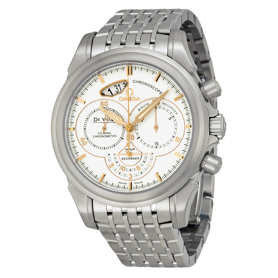 Omega DeVille Classic 41mm Automatic Swiss Movement Steel Case Black Diamond Dial Watch