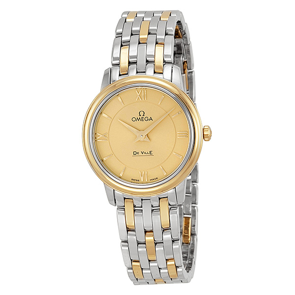 Omega DeVille Classic 42mm Automatic Gold-Tone Champagne Dial Replica Watch