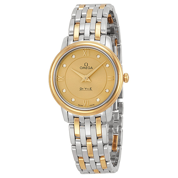 Omega DeVille 36mm Automatic Gold-Tone Charm Watch - Elegant Swiss Reproduction