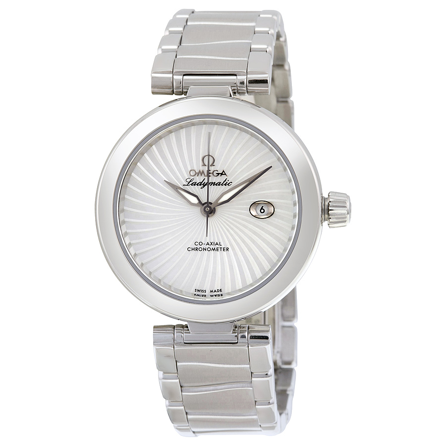 Omega DeVille Classic Pearl White Face Automatic Gold Watch