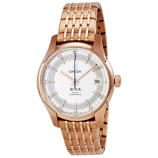 Omega DeVille Classic 41mm Rose Gold Automatic Chronograph Watch