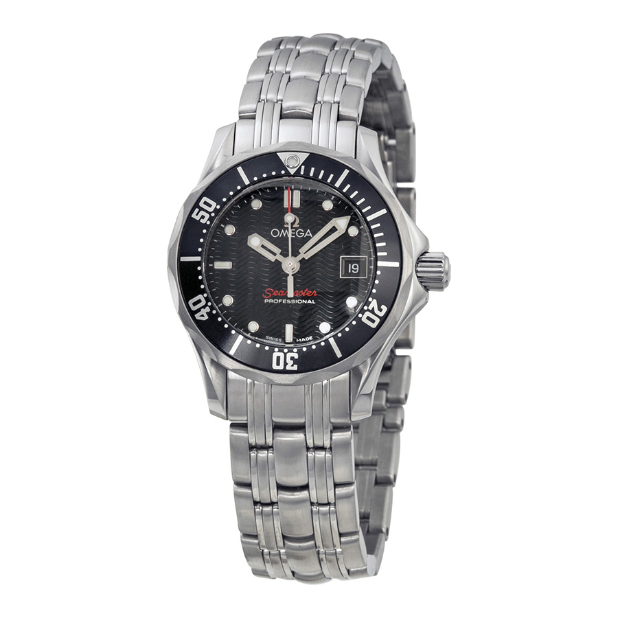 Omega Seamaster 28mm Steel & Gold Champagne Dial Quartz Watch