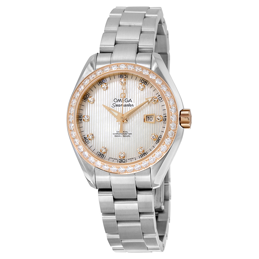 Omega Seamaster Aqua Terra Pearl Dive Watch - Mother of Pearl Face - Automatic Movement
