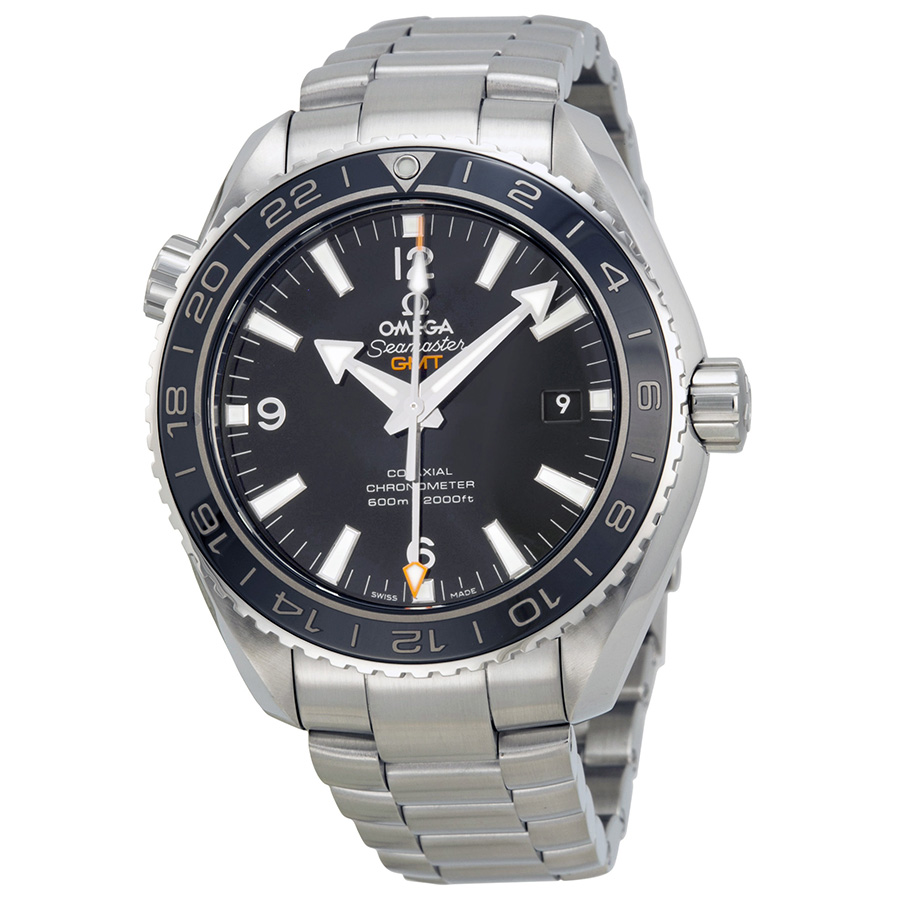 Omega Planet Ocean Dive Master 300m Automatic Chrono Black Face Mens Watch
