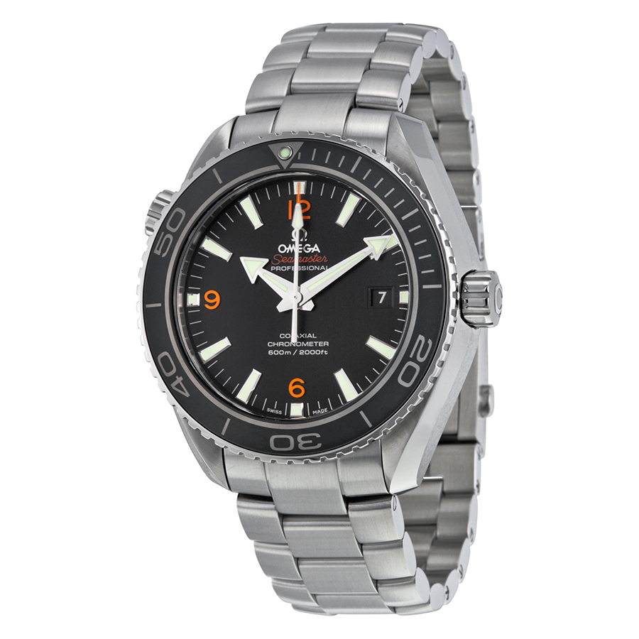 Omega Seamaster Planet Ocean Black Coated Case 300m Diver Watch