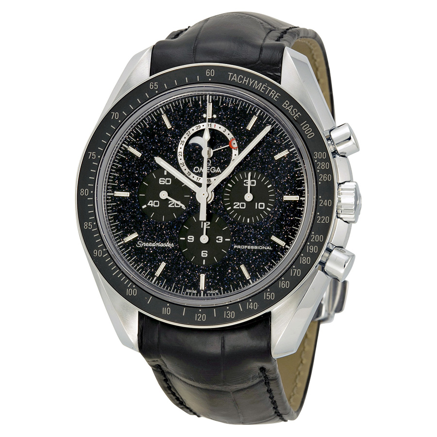 Omega Speedy Master Automatic Chronograph - Hand-Wound Precision Steel Bezel, Jet Black Face, 42mm Water-Resistant Watch