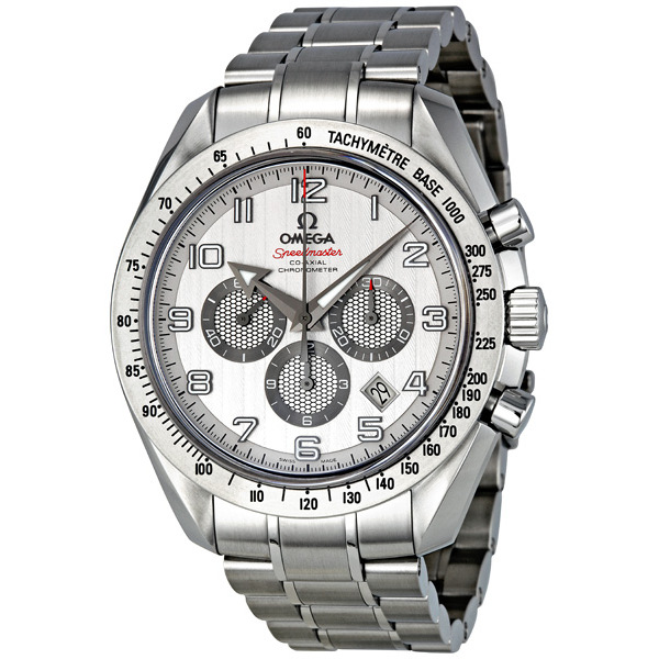 Omega Speedmaster Moonwatch 44mm Steel Chronograph Black Dial Replica