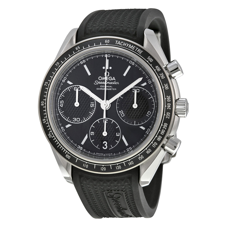 Omega Speedy Pro 326.32.40.50.01.001 Swiss Clone - Jet Black Face - Stainless Steel - 300m Water Resistant Watch