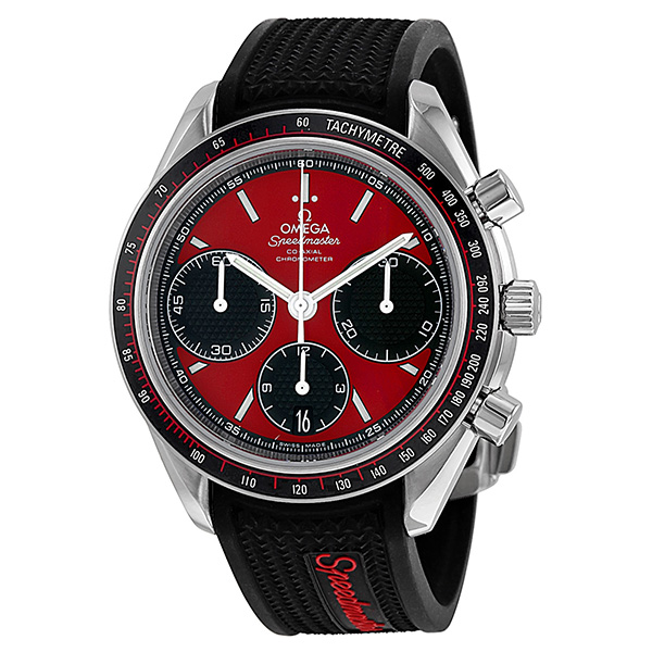 Omega Speedmaster Chronograph Stainless Steel 41mm Automatic Jet Black Watch