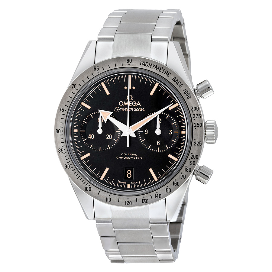 Omega Speedmaster Pro Chronograph 42mm Black Ceramic Case Automatic Dive Watch
