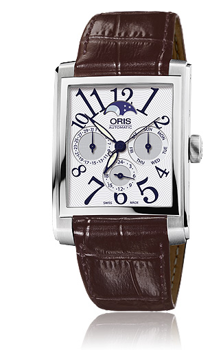 Oris 01 Automatic Pilot 40mm Case Jet Black Face Stainless Steel Water-Resistant Watch