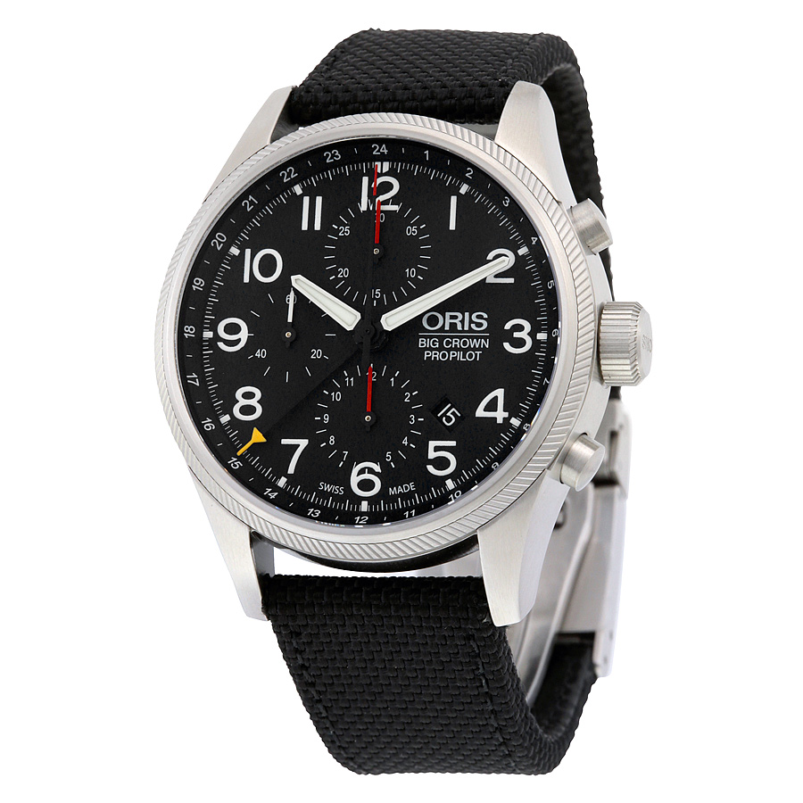 Oris Dive Pro Automatic 41mm Steel Case Black Face 200m Water Resistant Watch