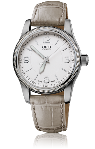 Oris 01 733 7649 4031 LS Timepiece - Swiss Automatic - Stainless Steel - Jet Black Face - 40mm Water Resistant Watch