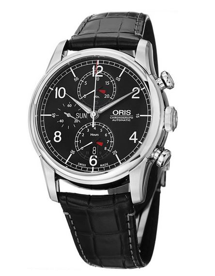 Oris Automatic Steel & Gold Watch with Champagne Dial and Date