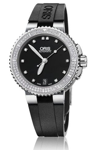 Oris Aquis Dive Beauty 40mm Steel Pink Dial Automatic Watch