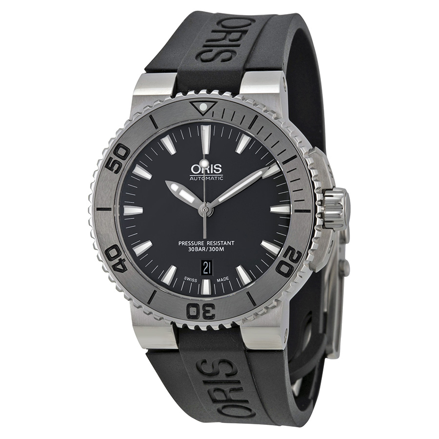 Oris Aquis Dive Master 41mm Stainless Steel Automatic Black Face Water-Resistant Watch
