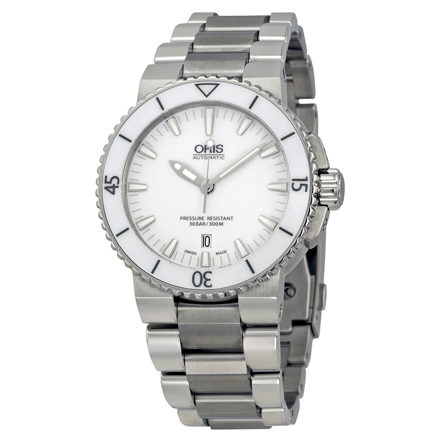 Oris Aquis Dive Master 733 White Dial 41mm Automatic replica Watch