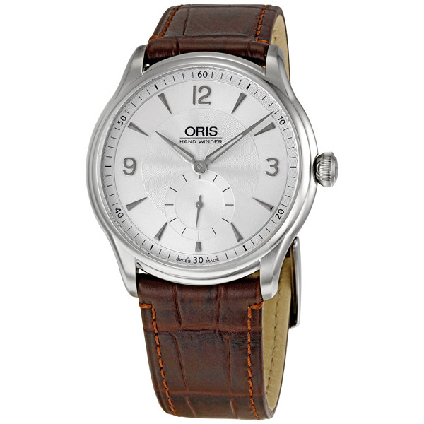 Oris Artelier Silver-Guilloche Diver's Watch: 40mm Case, Swiss Auto Movement