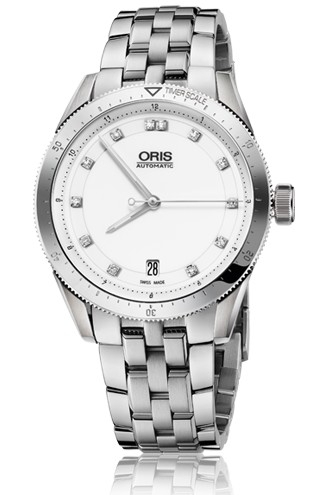 Oris Artix 01 733 7671 4191-07 Automatic Dive Watch: Stainless Steel Case - Black Diver Chrono