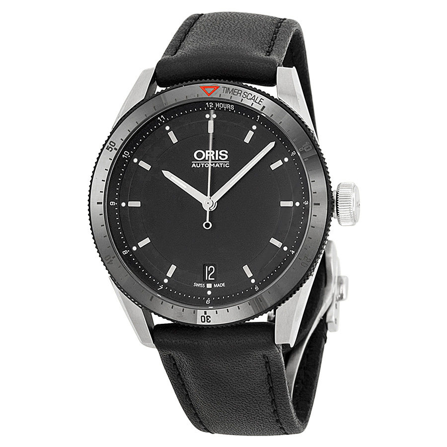 Oris Artix 01 Black Diver Watch - Swiss Automatic 42mm Steel Face