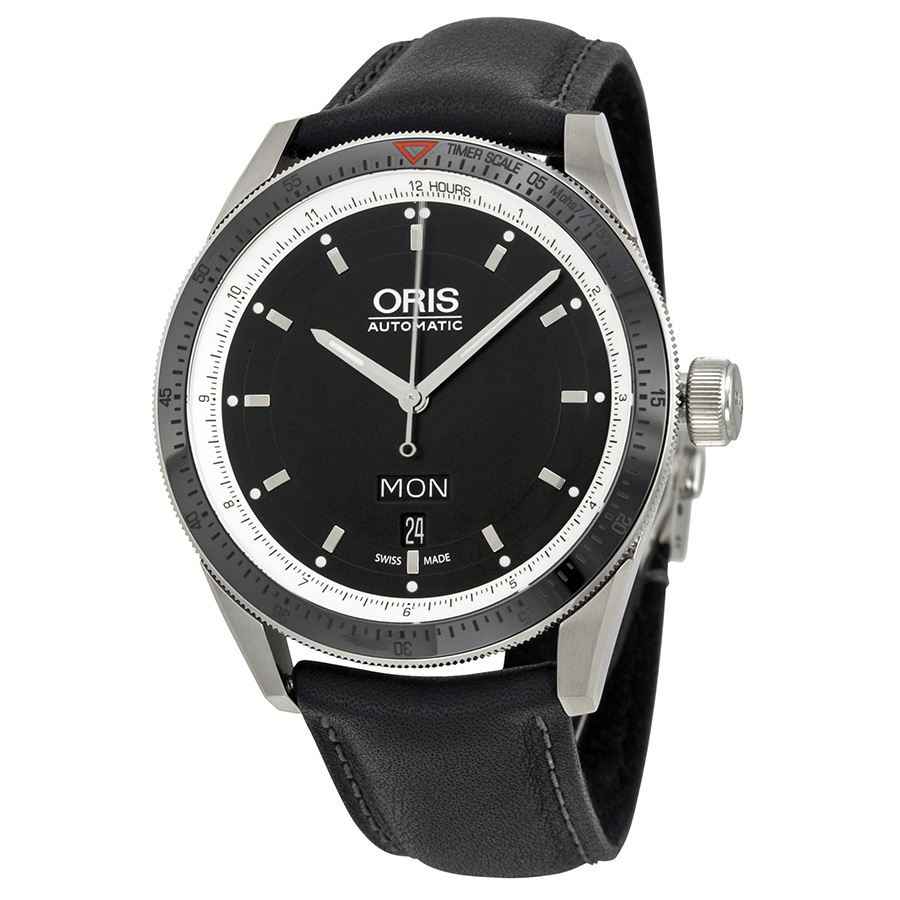 Oris Artix Clone Automatic Chronograph Men's Watch - Steel Case, Black Face, 43mm