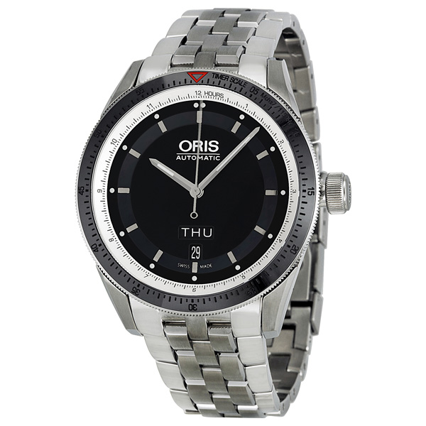 Oris Artix 01 Black PVD Case Automatic Dive Watch - Jet Black Dial 200m Water Resistant