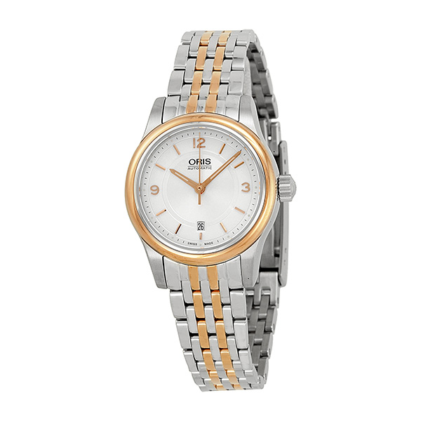 Oris Classic 01 561 7650 4331-07 8 14 63: Elegance in Silver, Automatic, 41mm Ladies Watch