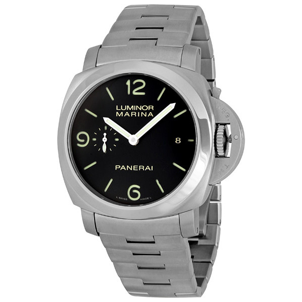 Panerai Luminor PAM00328 Imitation Watch - Black Digits, Steel Case, Automatic Movement