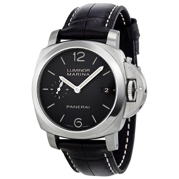 Panerai Luminor 1950 PAM00392 Homage Black Chrome Automatic Diver Watch