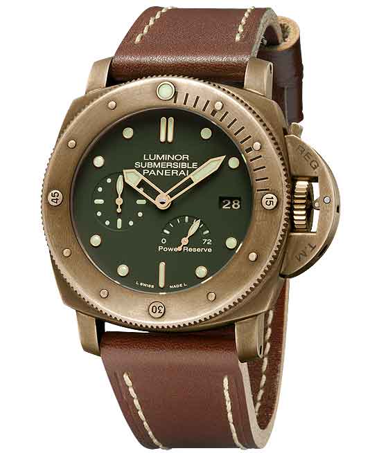 Panerai Luminor 1950 PAM007 Inspired Automatic Blackout Dial Men's Watch