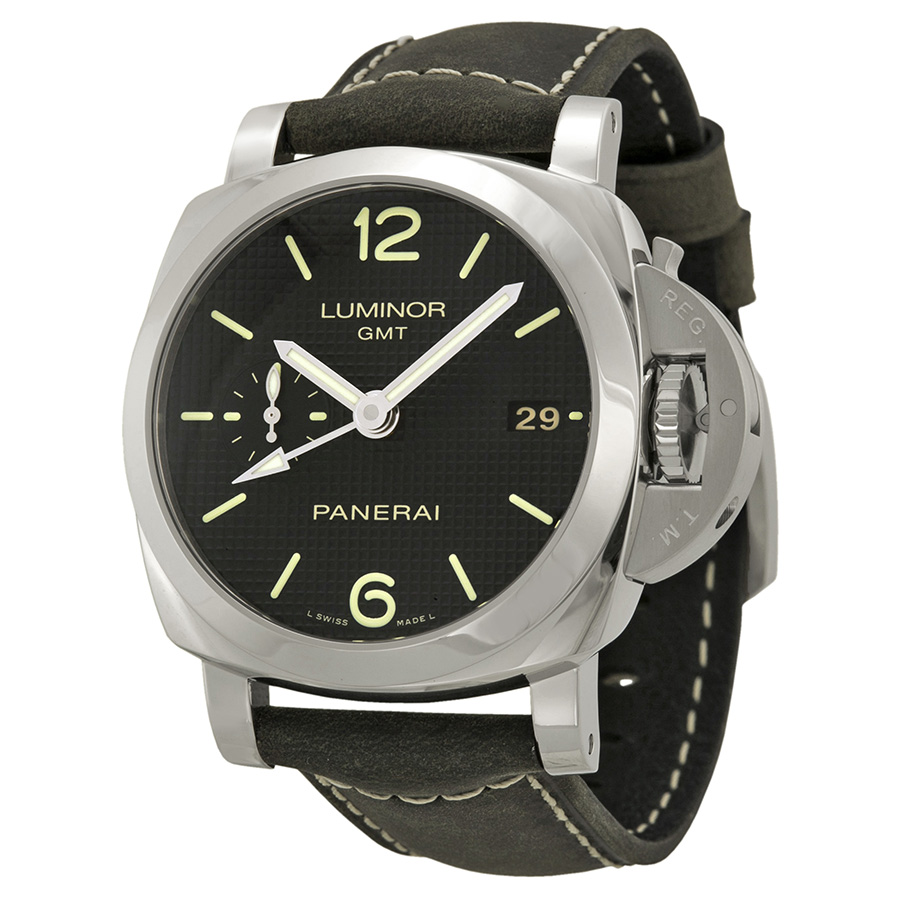 Panerai Luminor 1950 44mm Automatic Brown Dial Leather Strap Watch