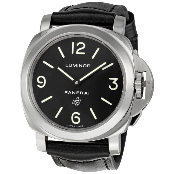 Panerai Luminor PAM00000 Automatic GMT Replica Watch - Stainless Steel Case - Night Vision Dial