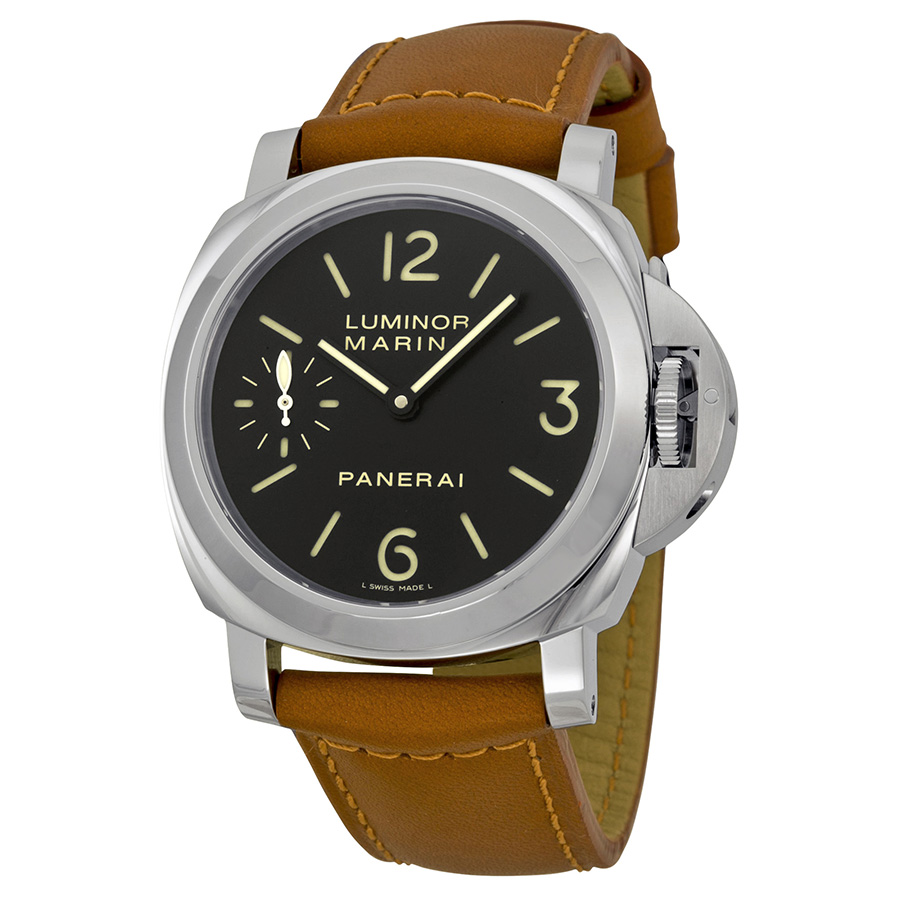 Panerai Luminor Dive Replica Automatic Jet Black Face 43mm Stainless Steel Watch