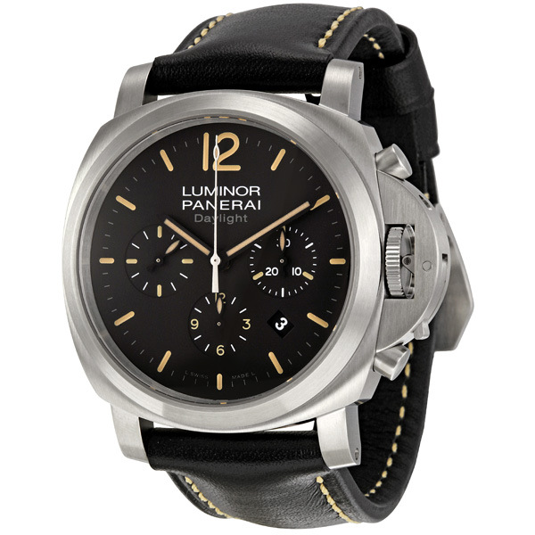 Panerai Luminor Homage Swiss Automatic Dive Watch with Black Dial