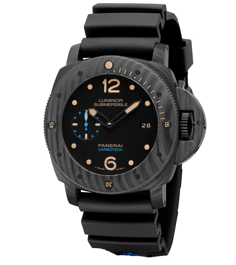 Panerai Luminor PAM00616 Inspired Automatic Black Diver Watch