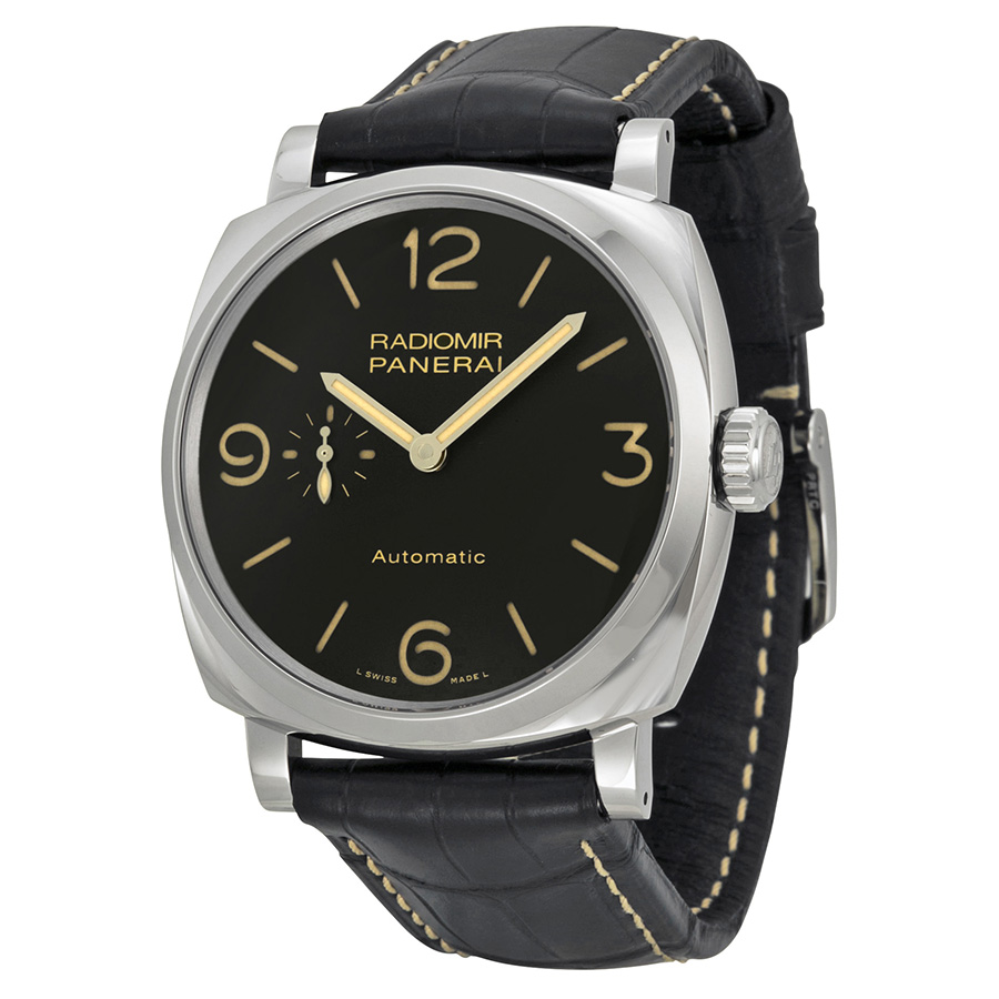Panerai Luminor Due Blackout Automatic Watch – 47mm Chrome Case