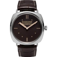 Panerai Radiomir Clone Automatic Titan Case Vintage Red Face Men's Watch