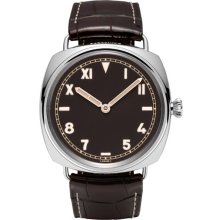 Panerai Radiomir 47mm Swiss Automatic Brown Dial Leather Strap Watch