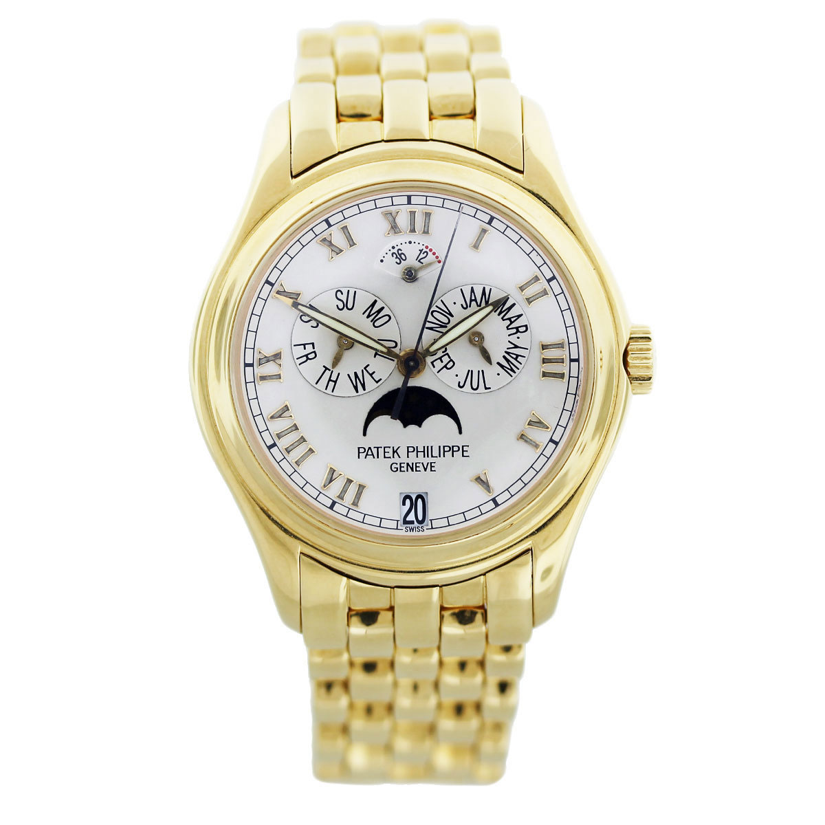 Patek Philippe Clone 5036-1J Swiss Automatic White Face Luxury Watch
