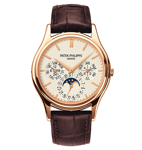 Patek Philippe Clone 5140R-011 Mens Watch - Automatic Self-Winding Sapphire Crystal - Black Gold Bezel