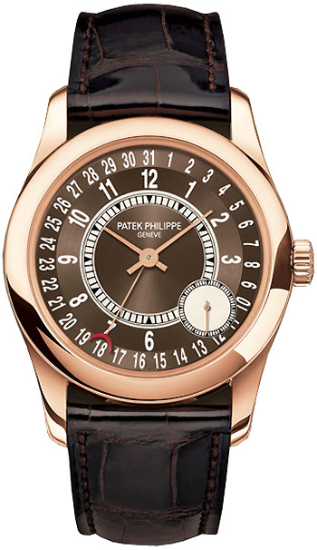 Patek Philippe 6000R-001 Imitation Watch – Handcrafted Brown & Silver Dial – Swiss Automatic Movement