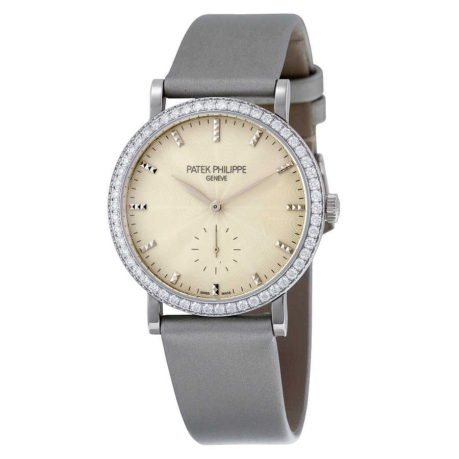 Patek Philippe 7120G-001 Cream Guilloche Automatic Luxury Watch - Masterpiece Replication