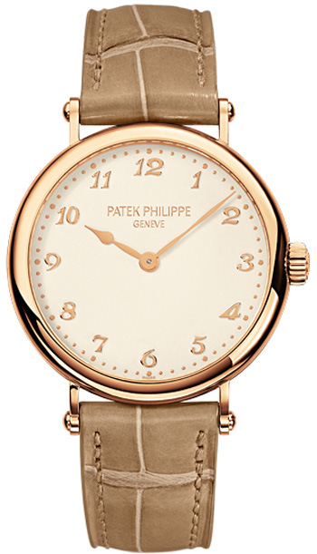 Patek Philippe 7200R-001 Clone, Ladies' Automatic, 18K Rose Gold, Luminous Dial, 36mm Watch