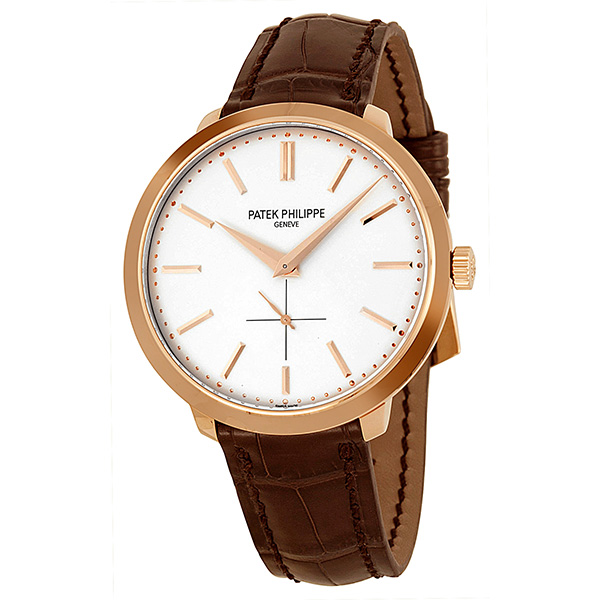 Patek Philippe Calatrava R-001 Mens Timepiece: Precision Quartz with Classic Gold Case