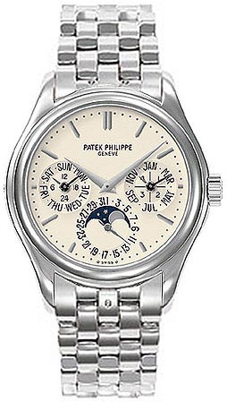 Patek Philippe Calatrava 41mm Swiss Clone Automatic Steel Silver Dial Watch